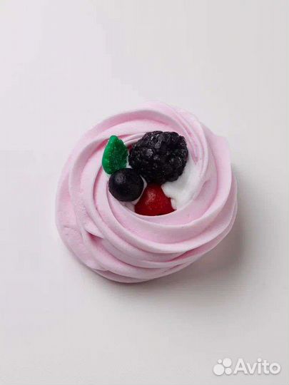 Мыло ручной работы пирожное, подарок