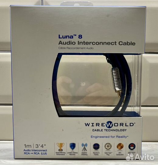 Кабель межблочный RCA-RCA Wire World Luna 8