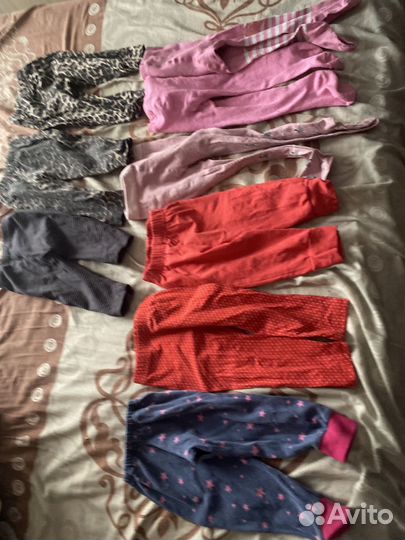 Вещи пакетом на девочку от 74 размера