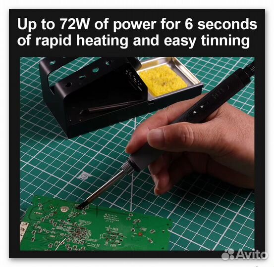 Портативный паяльник gvda GD301 PD/QC+DC 72W