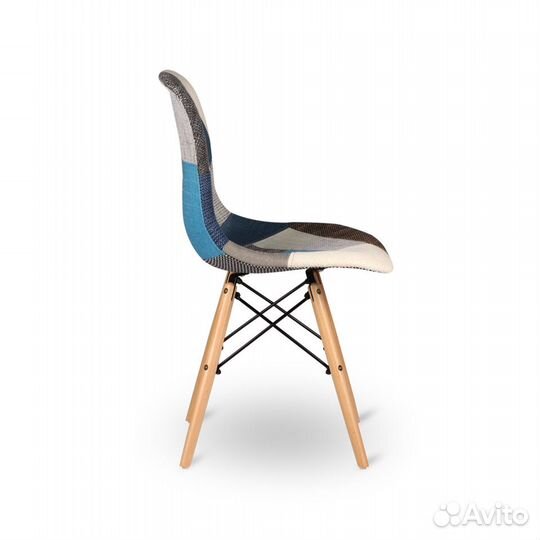 Стул Eames Patchwork Blue