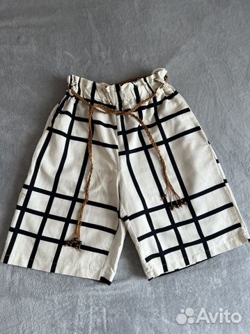 Шорты бермуды Италия Lumina вискоза лен