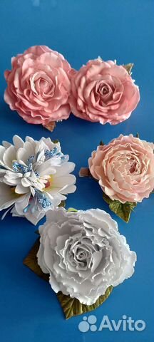Заколки из фоамирана
