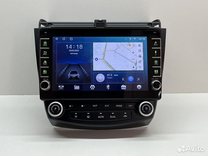 Магнитола Хонда Аккорд 7 + физические кнопки