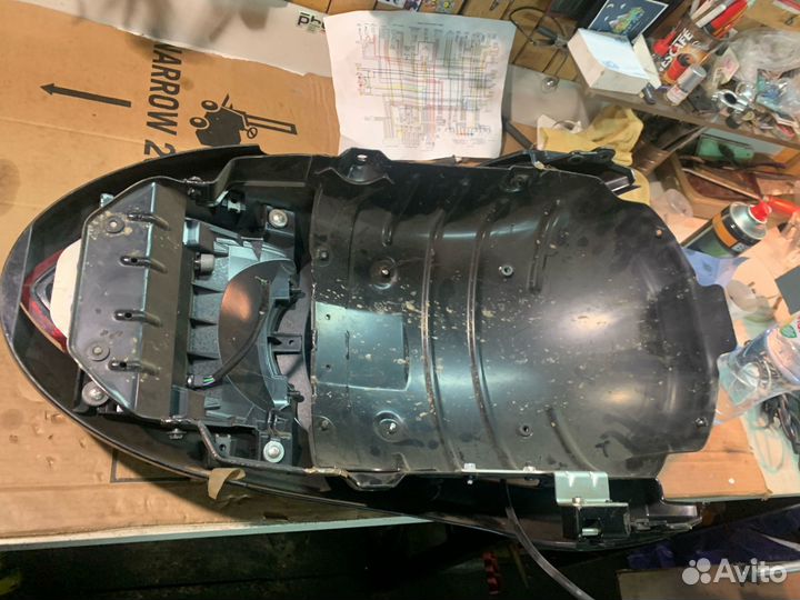 Крыло заднее в сборе suzuki boulevard m109R vzr