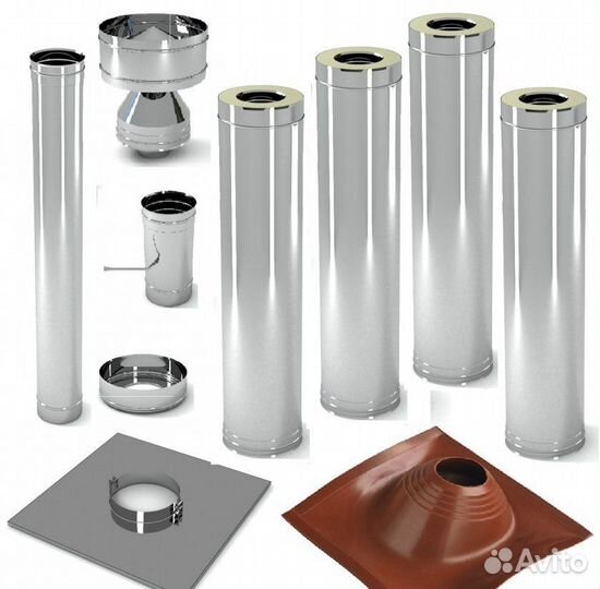 Трубы для дымохода, вентиляция, со скидкой