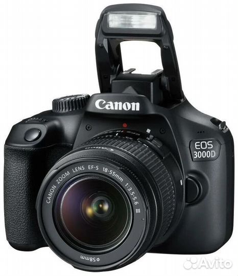 Canon EOS 3000D Kit EF-S 18-55mm f/3.5-5.6 III Bla