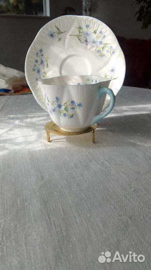 Чайная пара. Shelley. Костяной английский фарфор