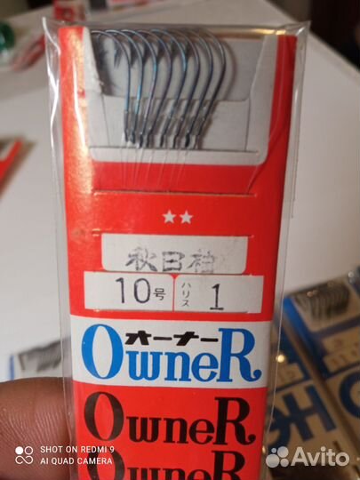 Крючки Owner оригинал из японии
