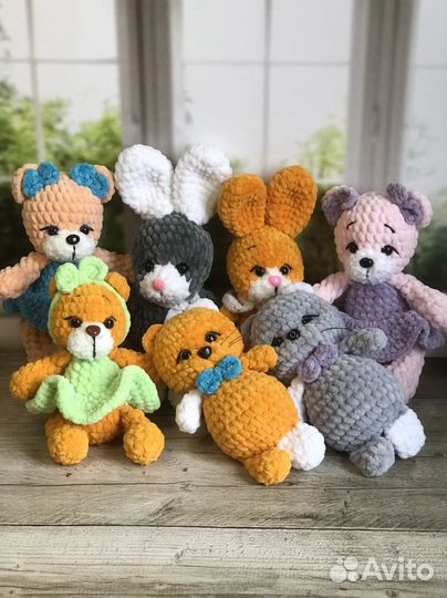 Вязаные игрушки ручной работы