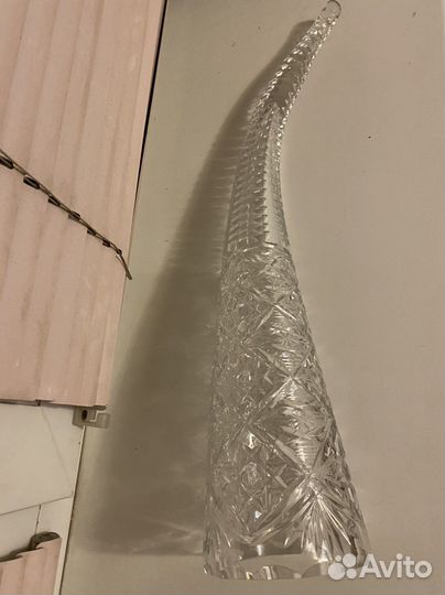 Рог хрустальный,высшего качества, новый