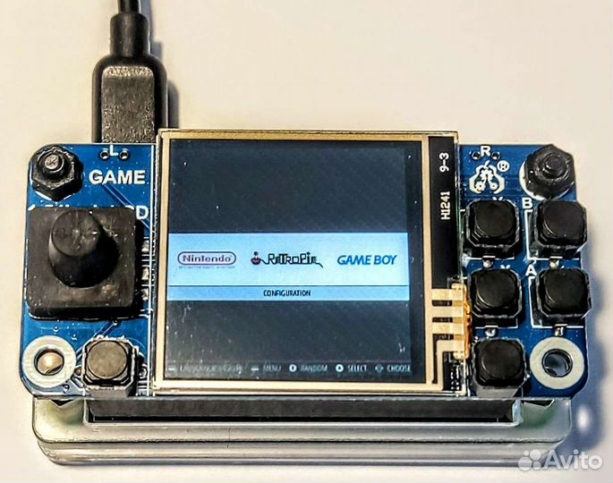 Paspberry Pi Zero W+1,54дюймов Game LCD,отлич.сост