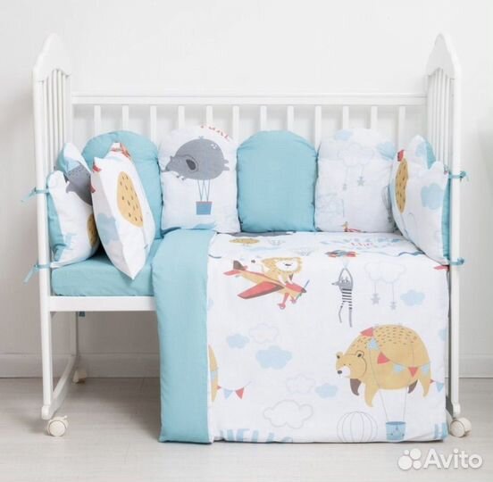 Бортики в кроватку б/у