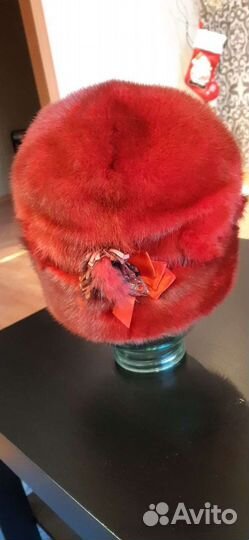 Шапка норковая женская