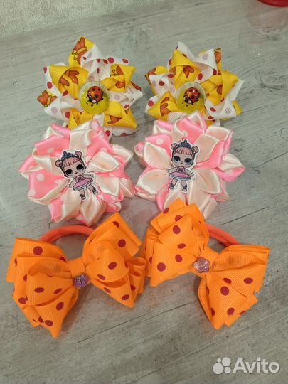 Резинки для волос ручной работы