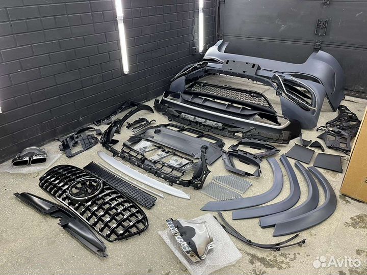 Mercedes GLE W167 обвес в стиле GLE 63 AMG