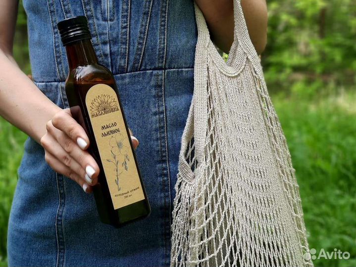 Льняное масло холодного отжима
