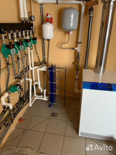 Отопление теплый пол водоснабжение канализация