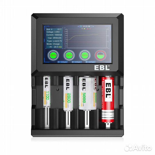 Зарядное устройство EBL TB-6532US для Ni-MH Ni-Cd