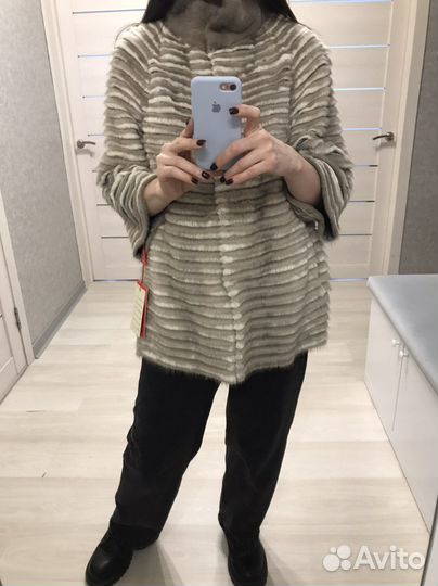 Пальто из меха норки