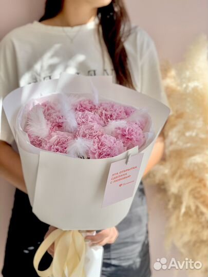 Букет стойких диантусов