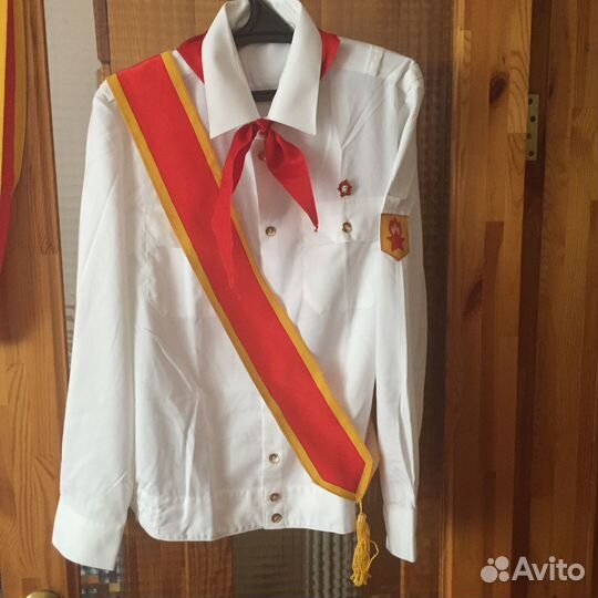 Пионерская рубашка большого размера