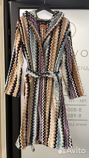 Халаты с капюшоном Missoni Home Итвлия оригинал