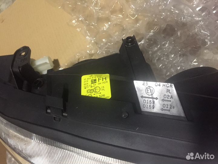 Фара Opel Vectra B