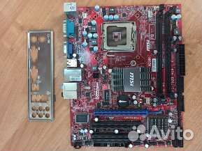 Материнская плата MSI G31TM-P35 сокет LGA 775/771