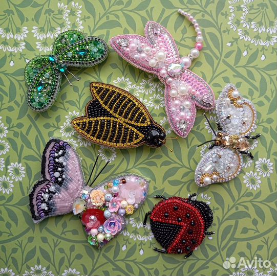 Брошь ручной работы