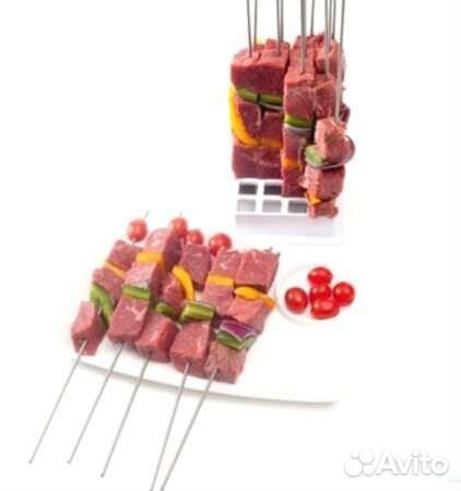 Приспособление для быстрого нанизывания шашлыка