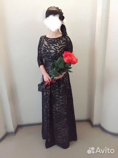Платье вечернее в пол 42-44 размер