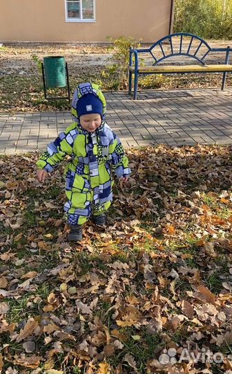 Демисезонный комбинезон для мальчика 86-92