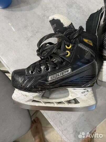 Хоккейные коньки bauer 2,5 34 размер