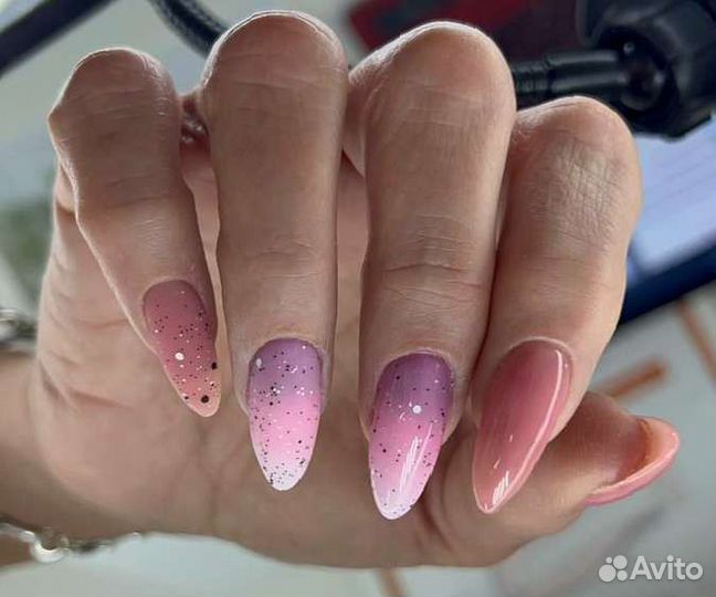 Маникюр гель -лак и укрепление