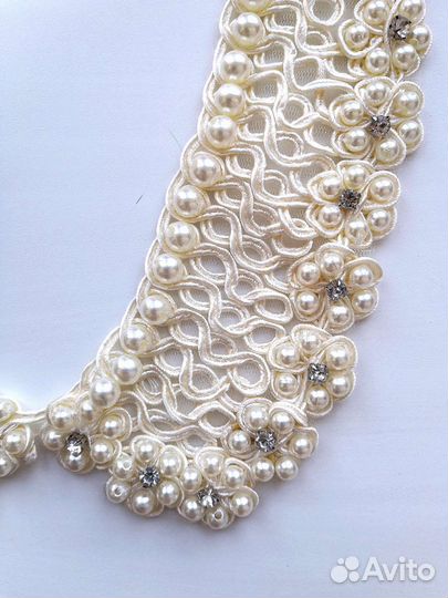 Воротник из бисера