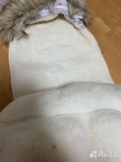 Зимний конверт в коляску