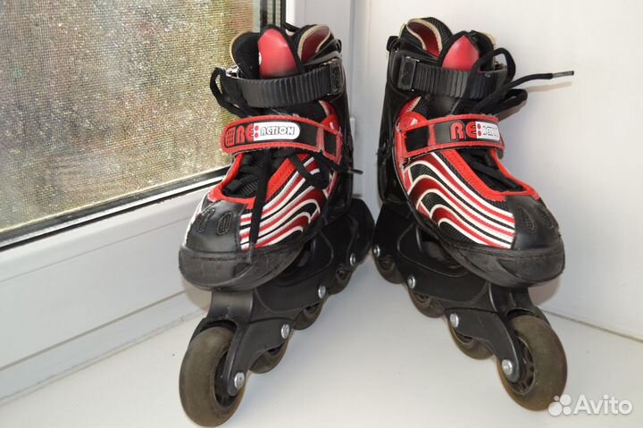 Роликовые коньки детские раздвижные защита, 29-33