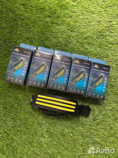 Фонарь налобный, аккумуляторный, светодиодный