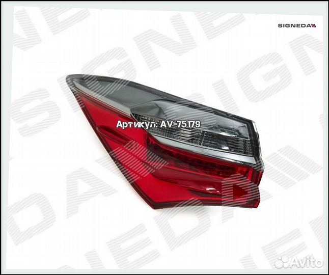 Фонарь задний левый внешний С LED (светодиоды) toy