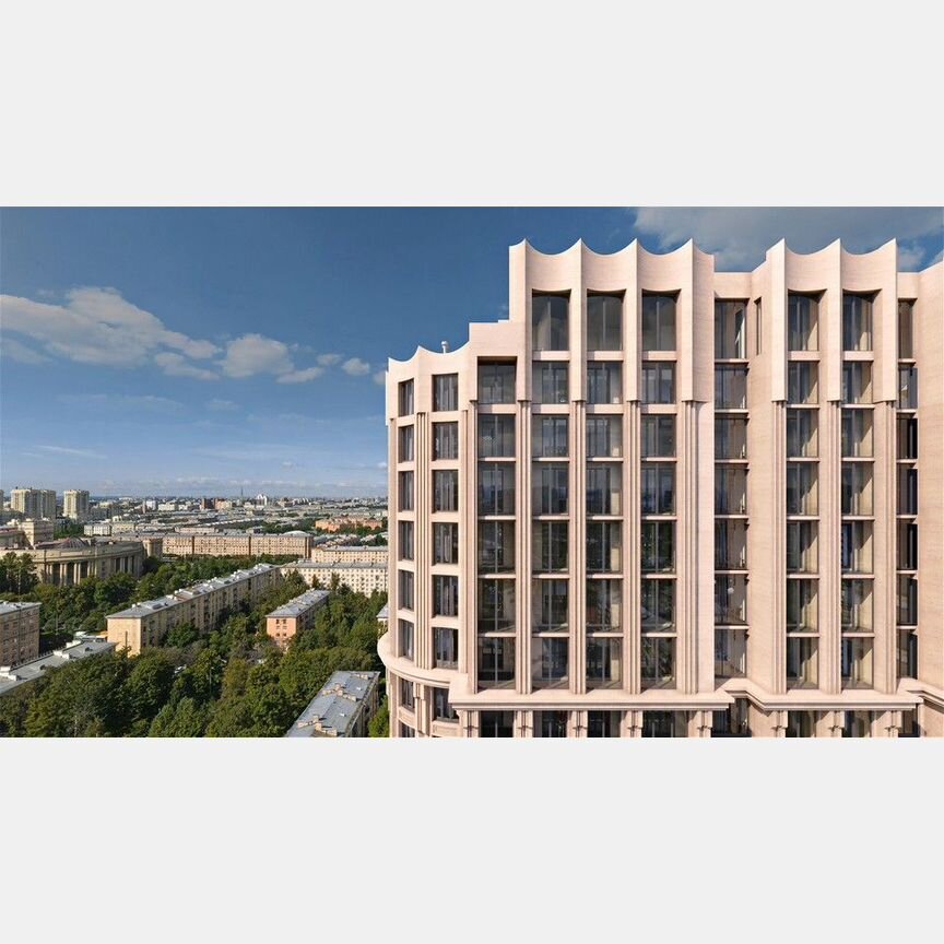 2-к. квартира, 56,7 м², 10/24 эт.