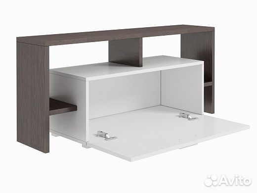 Тумба TV-2 венге/белый с рисунком (И)