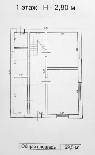 Дом 136 м² на участке 12 сот.