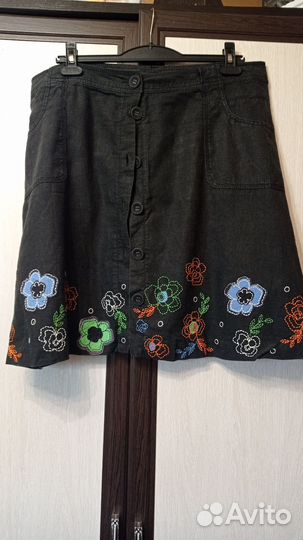 Льняные брюки,юбки, кофты размер 46, 52