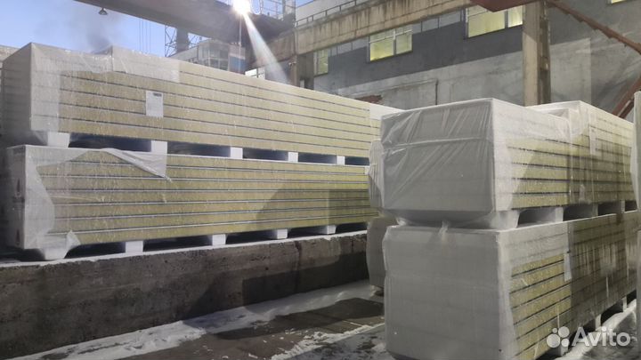 Сэндвич-панели оптом с завода (мин. заказ от 120м2