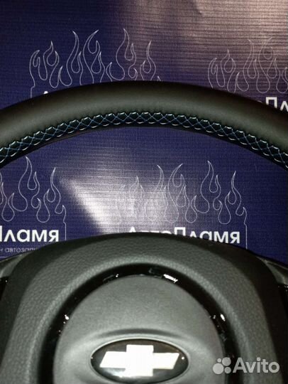 Руль Анатомический обшитый в кожу Ваз 2109-14