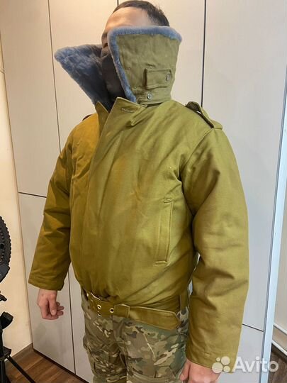 Бушлат танковый натуральный мех СССР