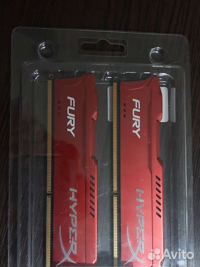 Оперативная память Hyper x Fury red series