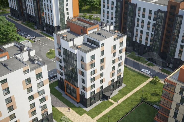 2-к. квартира, 77,2 м², 6/7 эт.