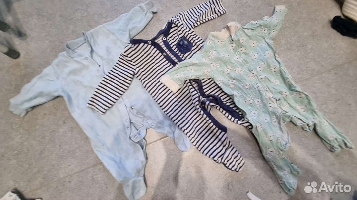 Вещи пакетом для мальчика, размер 62-68